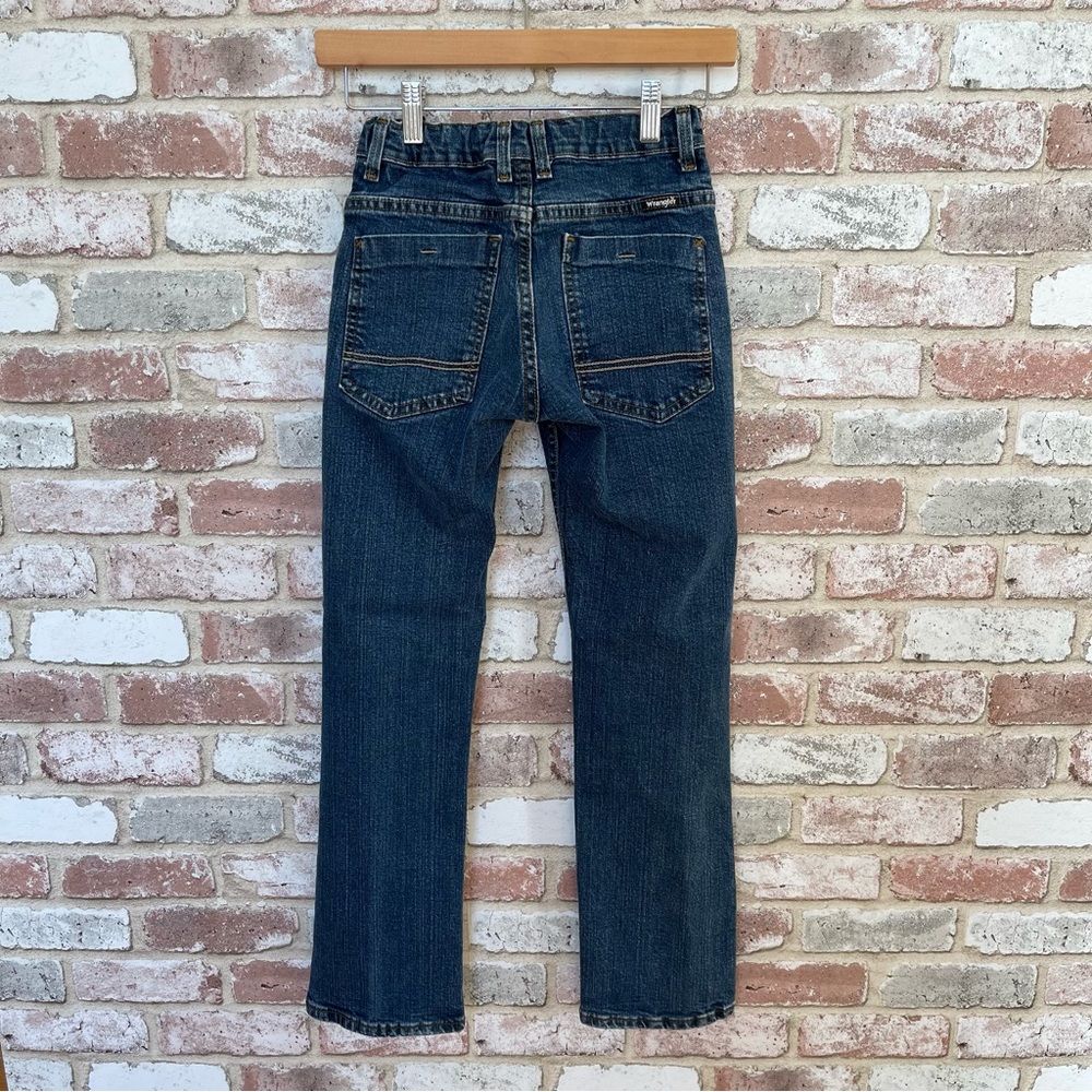 Wrangler Jeans Boys Size 12 Regular | Adjustable Waistband | Medium Wash - Picture 2 of 10